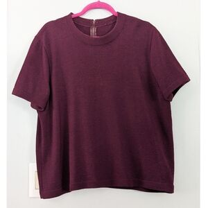 St. John Collection Santana Knit Crew Neck Top